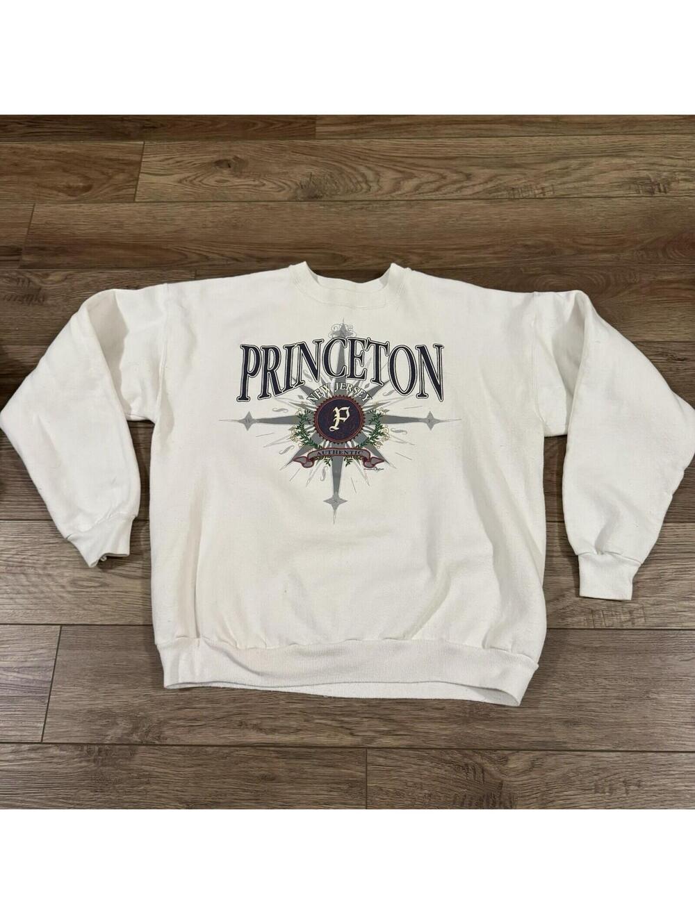Vintage 90s Princeton University Crest Sweatshirt XL